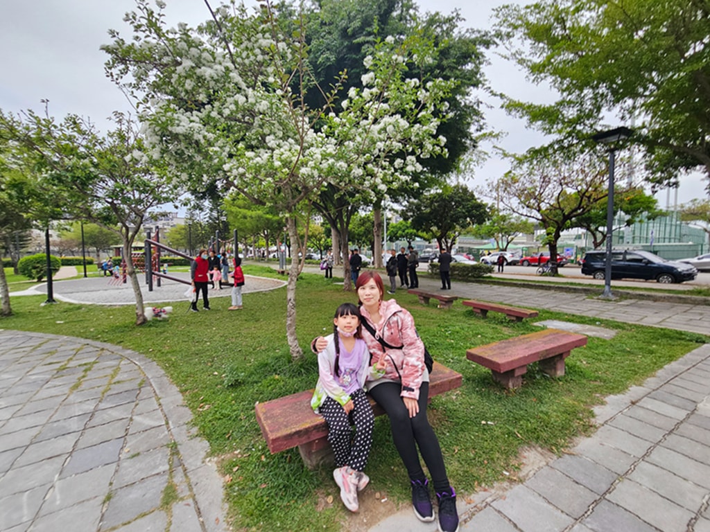 【台中特色公園】大碗公溜滑梯 ~北屯廍興公園|野餐草地 + 健康步道|季節限定流蘇花|臺中美樂地 - 第15張圖 【台中特色公園】大碗公溜滑梯 ~北屯廍興公園|野餐草地 + 健康步道|季節限定流蘇花|臺中美樂地