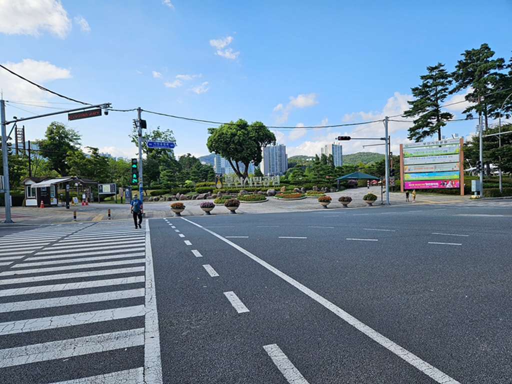 【韓國釜山景點】親子景點推薦~釜山市民公園│超大型共融遊戲場│巨型攀爬網架│沙坑＋森林樹屋＋花海步道