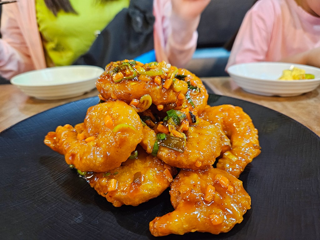 【韓國釜山美食】韓國超人氣炸醬麵~香港飯店0410PLUS│酸甜開胃的糖醋蝦│招牌必吃韓式炸醬麵│南浦洞必吃韓式中華料理