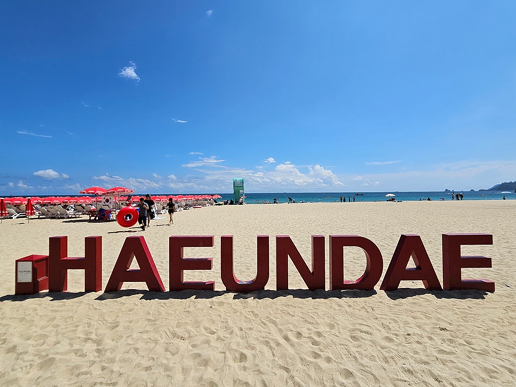 【韓國釜山景點】HAEUNDAE 字母地標~海雲台海水浴場│釜山海邊推薦2026│海雲台海灘交通│海雲台必拍景點