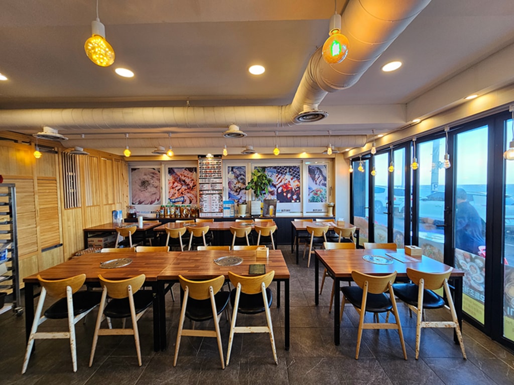 【韓國釜山美食】青沙浦30年海鮮老店~海林家해림이네│海鮮蔥煎餅│炭火烤貝海鮮套餐│青沙浦海景餐廳