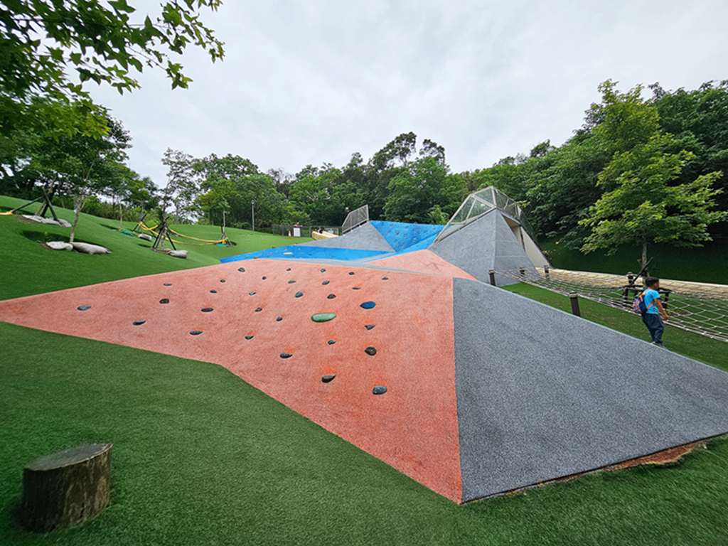 【台北特色公園】趣探險之丘~文山森林公園｜超長溜滑梯＋森林步道＋觀景平台一次玩｜萬隆站親子放電綠地